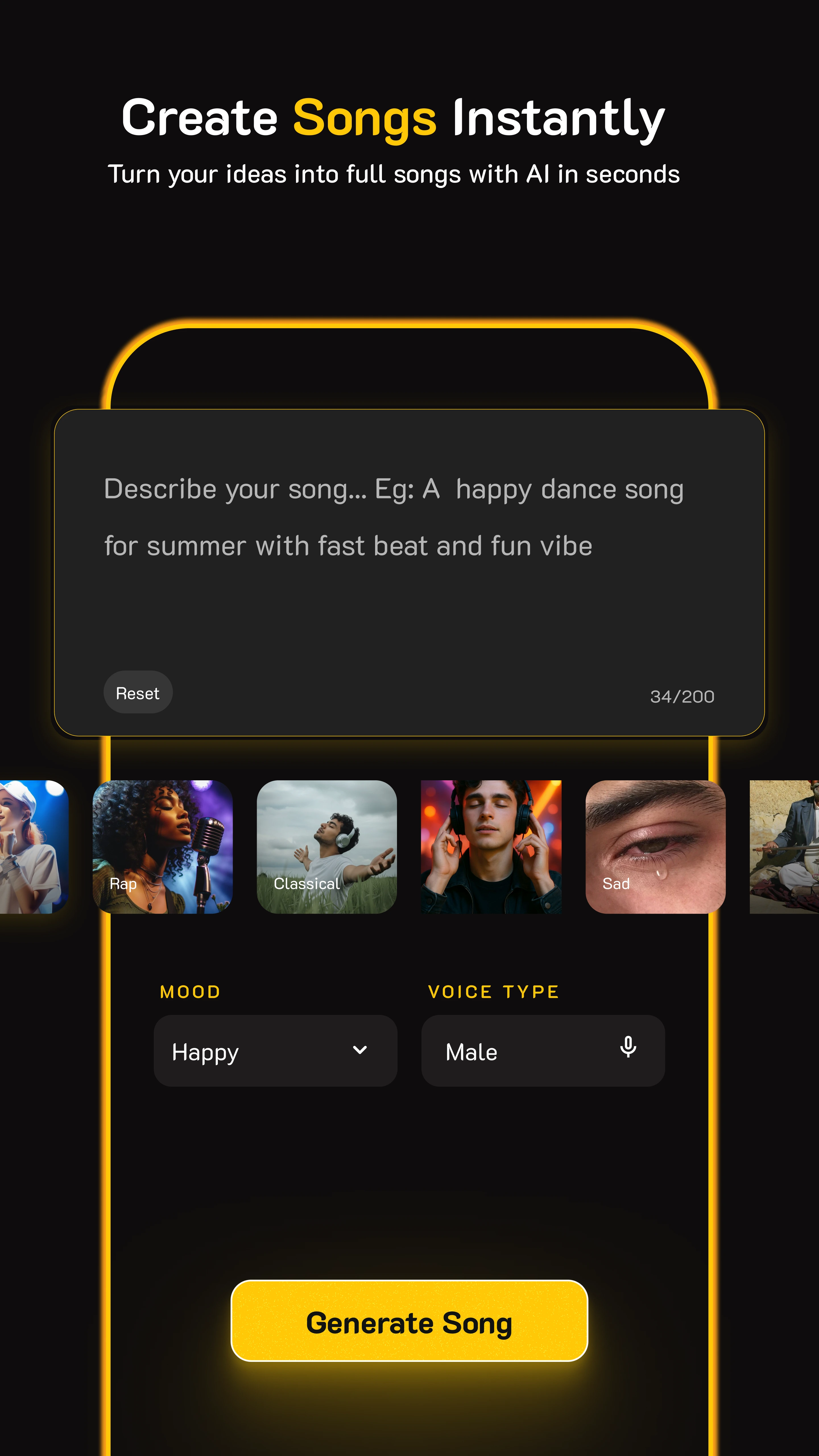 Songify Screen 2