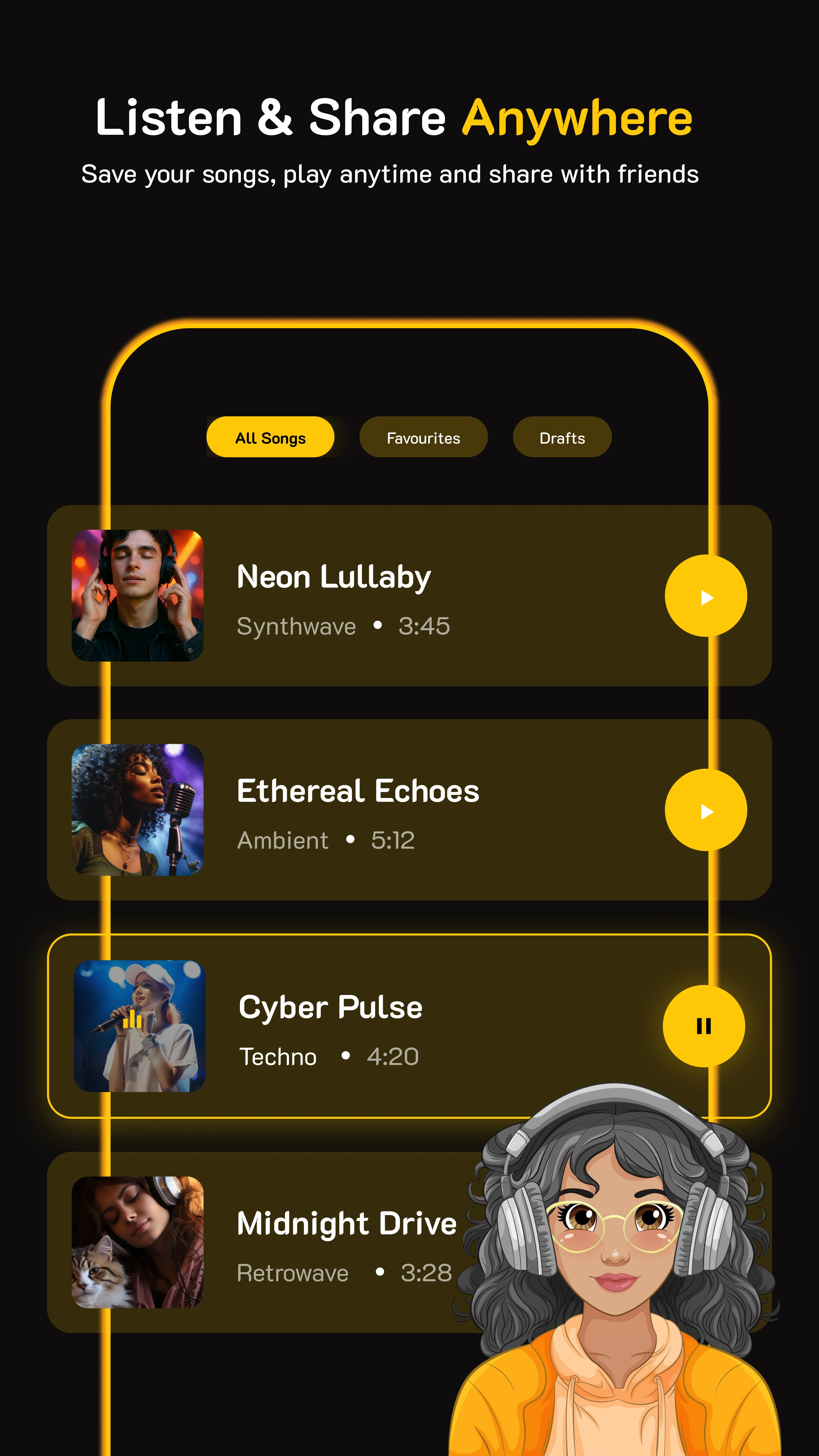 Songify Screen 3
